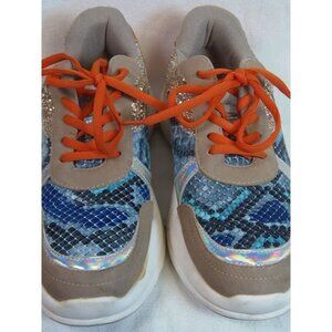 Torrid Multi Snake Sneaker Size 7(??)